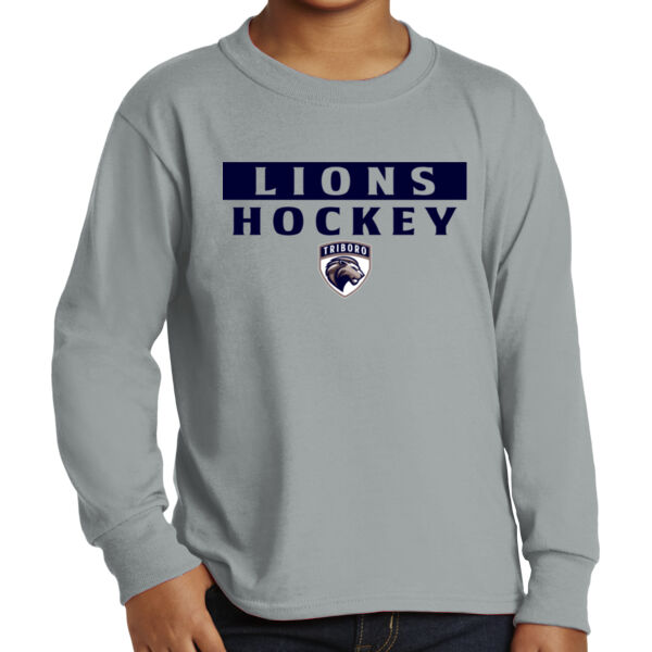 Triboro Lions - Youth Dri Power ® 50/50 Cotton/Poly Long Sleeve Thumbnail