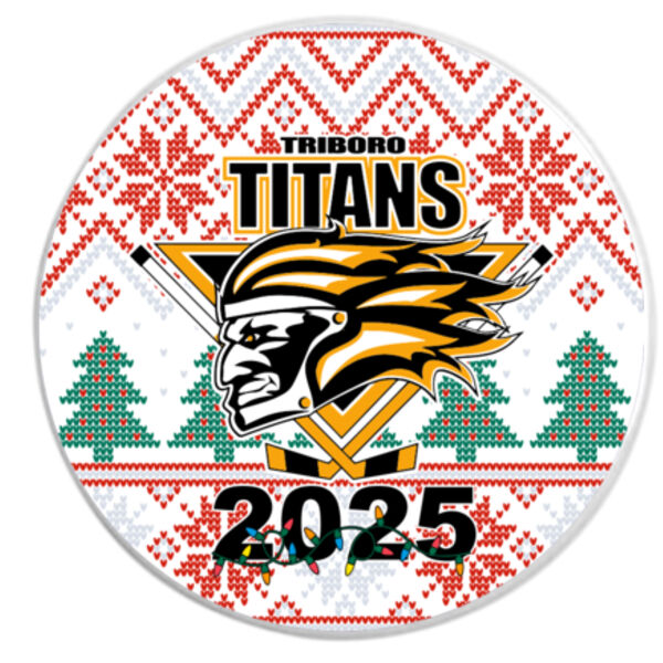 Triboro Titans - 2.75" Round Ceramic Ornament Thumbnail