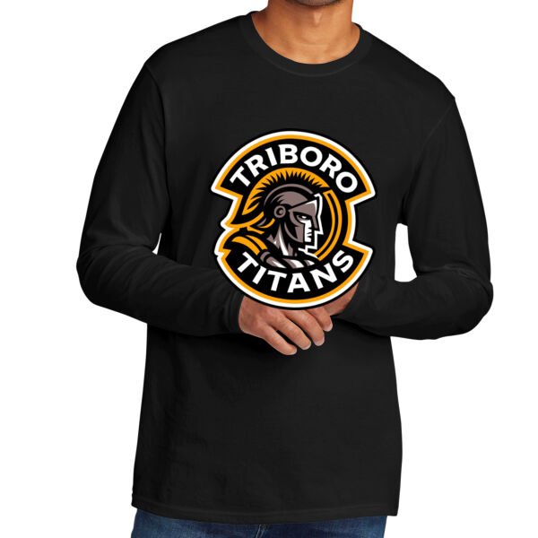 Titans Logo - Tri Blend Long Sleeve Tee Thumbnail